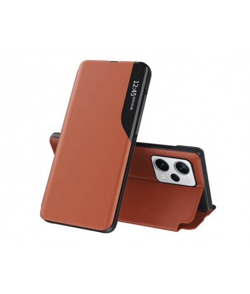 Husa Xiaomi Redmi Note 12 5G, Tip Carte Eco Book, Orange